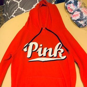 Red pink hoodie
